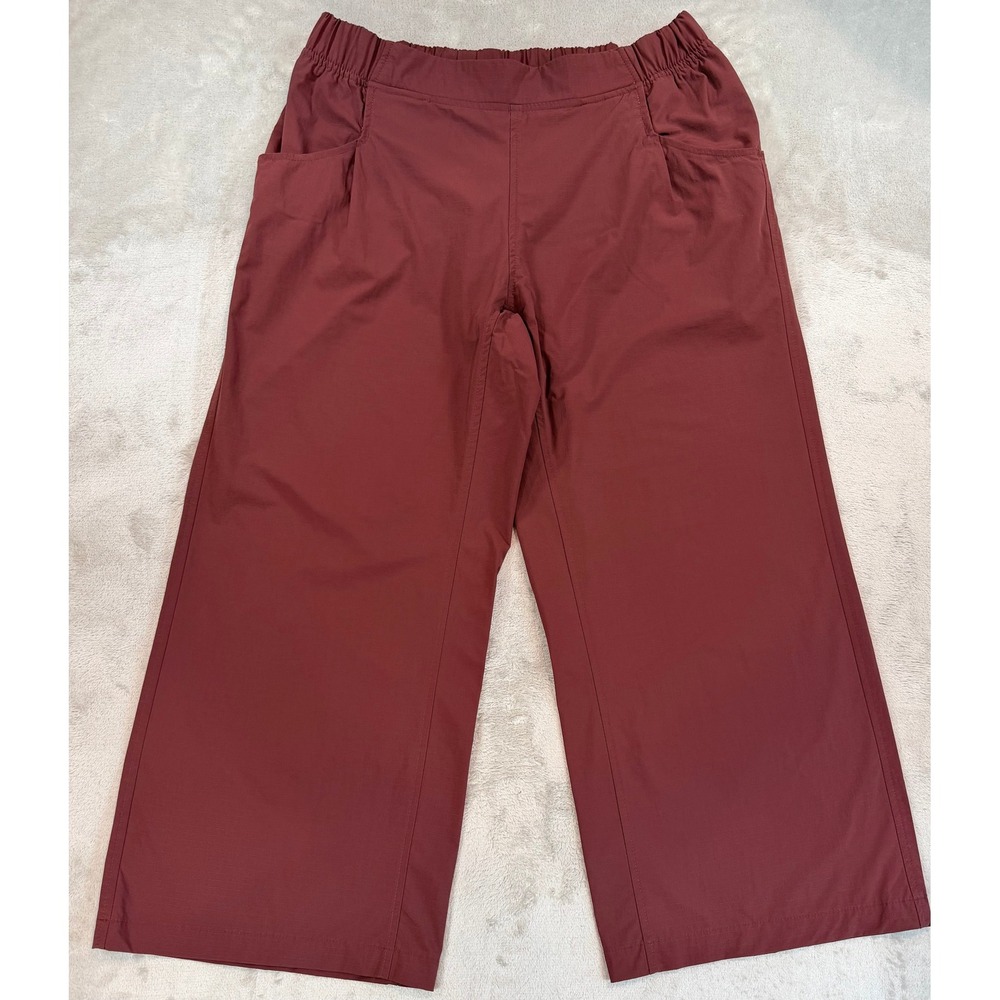Mountain Hardwear Womens Capri Pants Ripstop Hiking Outdoor Maroon Size M